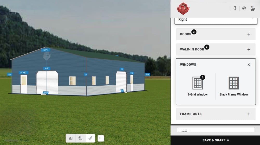 SteelBiltStructures.com3D Designer