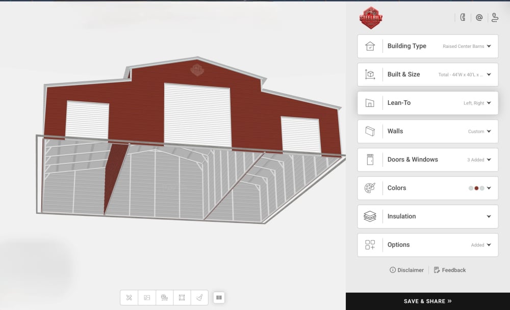SteelBiltStructures.com3D Designer