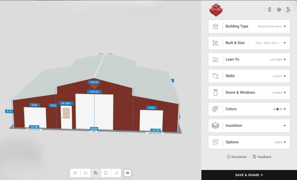 SteelBiltStructures.com3D Designer