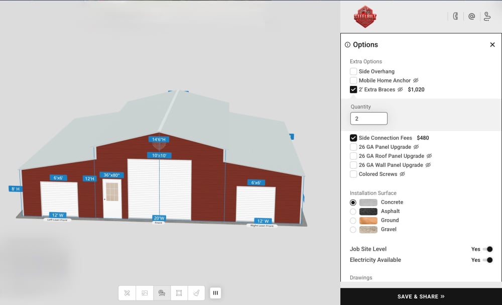 SteelBiltStructures.com3D Designer